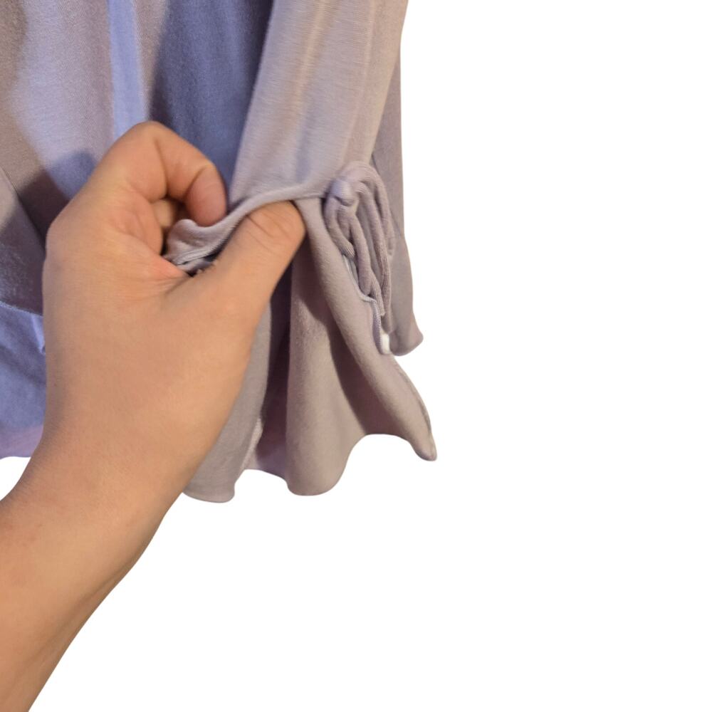 CLIO II 2X Light Puple/Violet/Lavender Ruffle Top [0347] - Picture 6 of 11